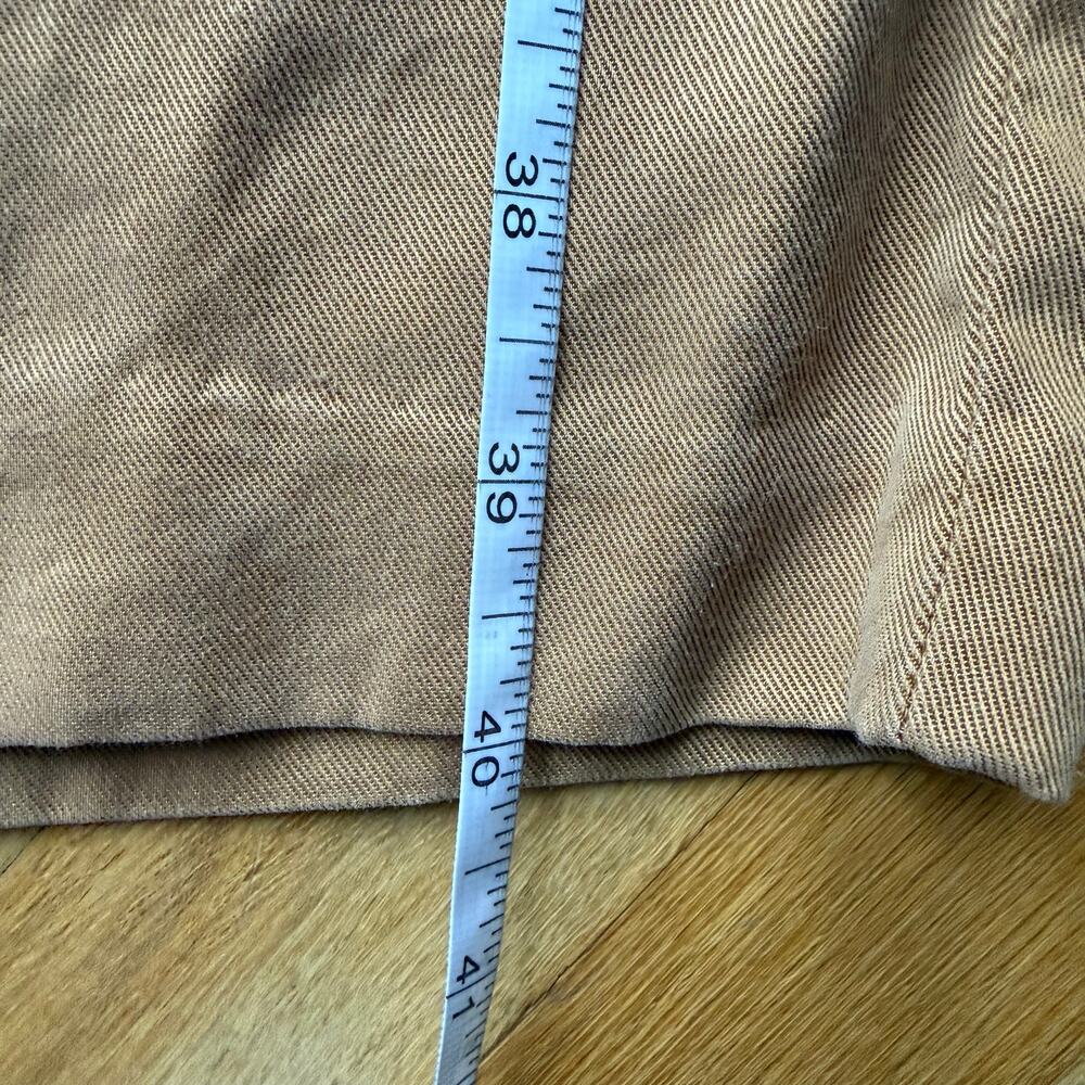 J.Crew Brown Tencel Straight Leg Trousers Pants Size 10 Career Classic Preppy - Picture 10 of 11
